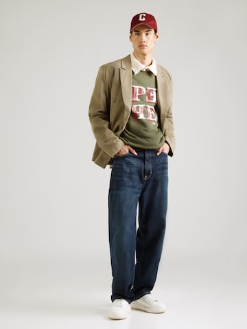 Pepe Jeans - Sudadera en verde: frente