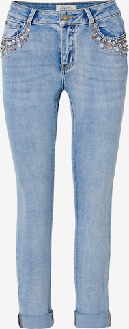 KOROSHISlimfit Traperice - plava boja: prednji dio