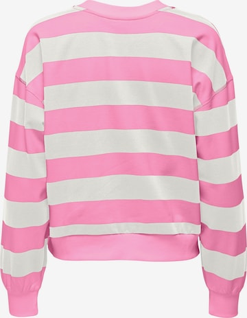 ONLY Sweatshirt 'SERENA' i rosa