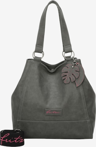 Fritzi aus Preußen Shoulder Bag 'Eco Joy 01' in Grey: front