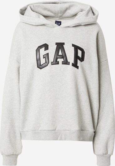 GAP Sweater majica u siva melange / crna, Pregled proizvoda