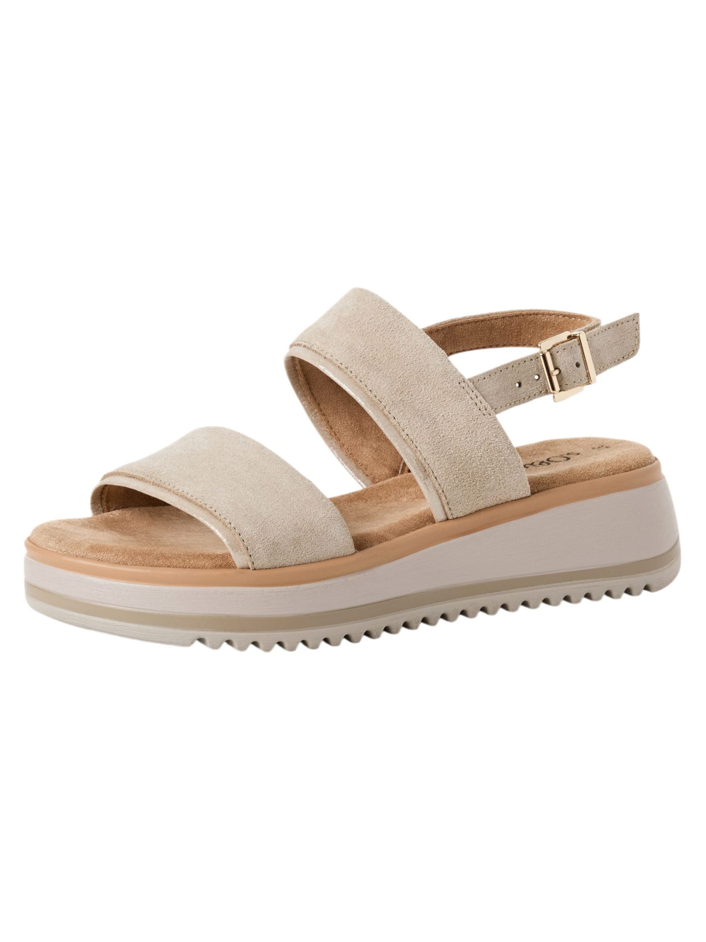 s.Oliver Sandals in Beige: front
