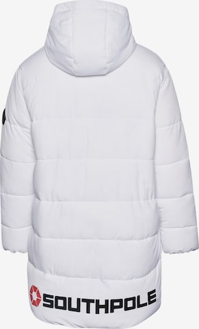 SOUTHPOLE Winter Jacket 'Bubble Blizzard 1.0' in White