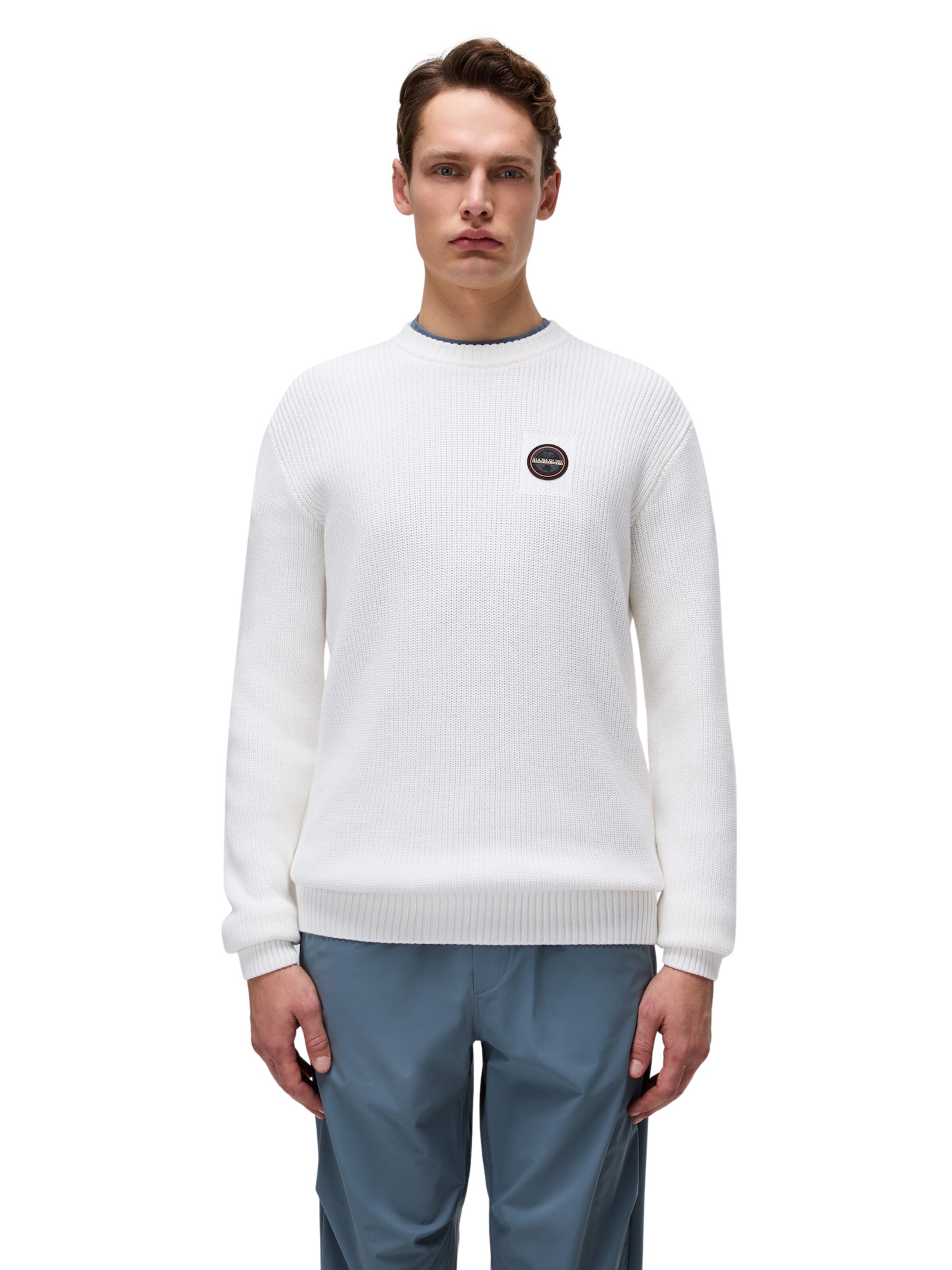 NAPAPIJRI Sweatshirt 'Prado' in White: front
