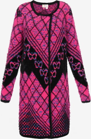 IZIA Gebreid vest in Zwart: voorkant