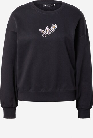 LMTD Sweatshirt 'NUTTER' in Zwart: voorkant