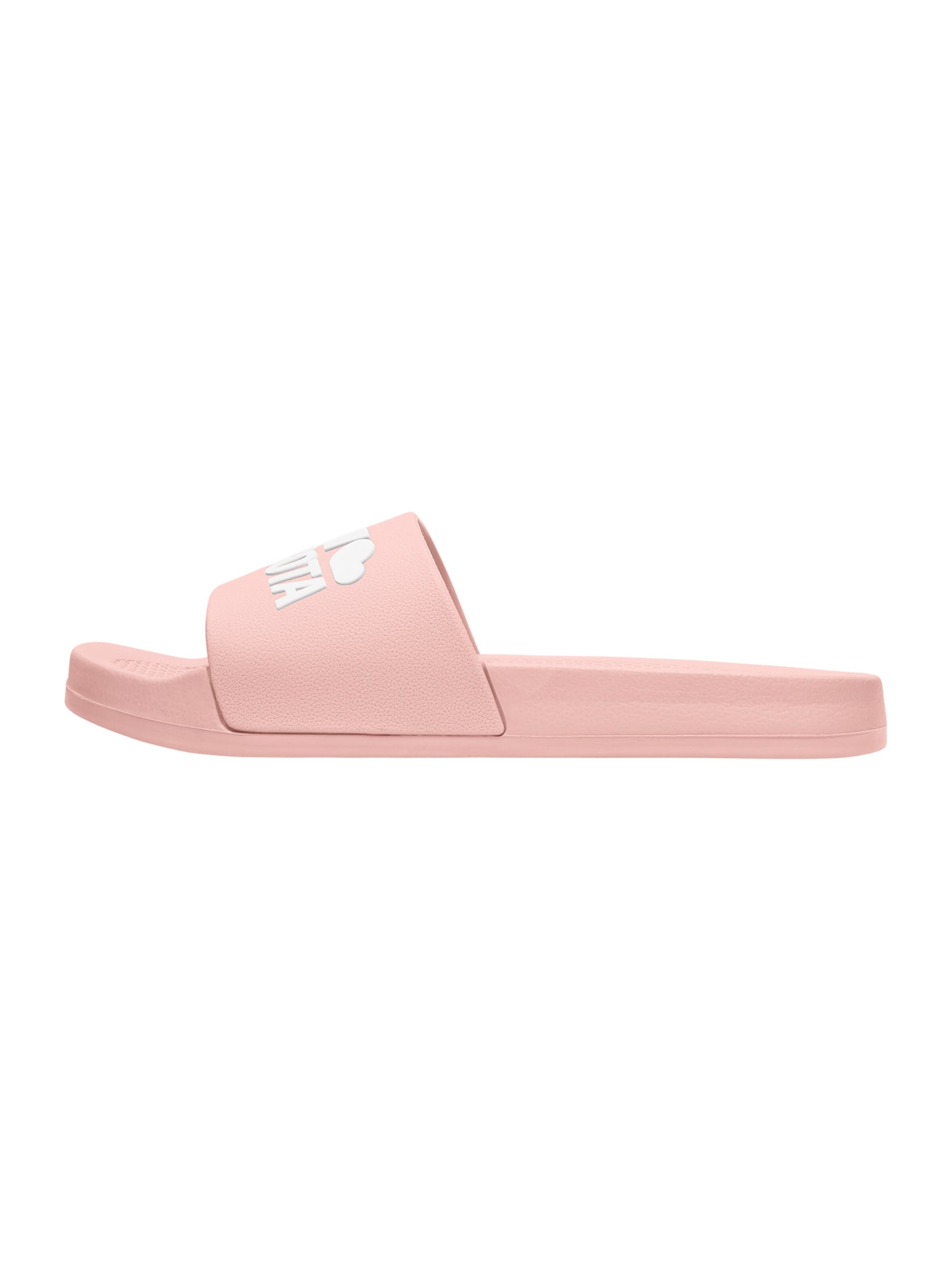 Kubota Beach & Pool Shoes 'Kubota Women's Slip-On Mint Basic Plain Pool Slides' in Pink: front