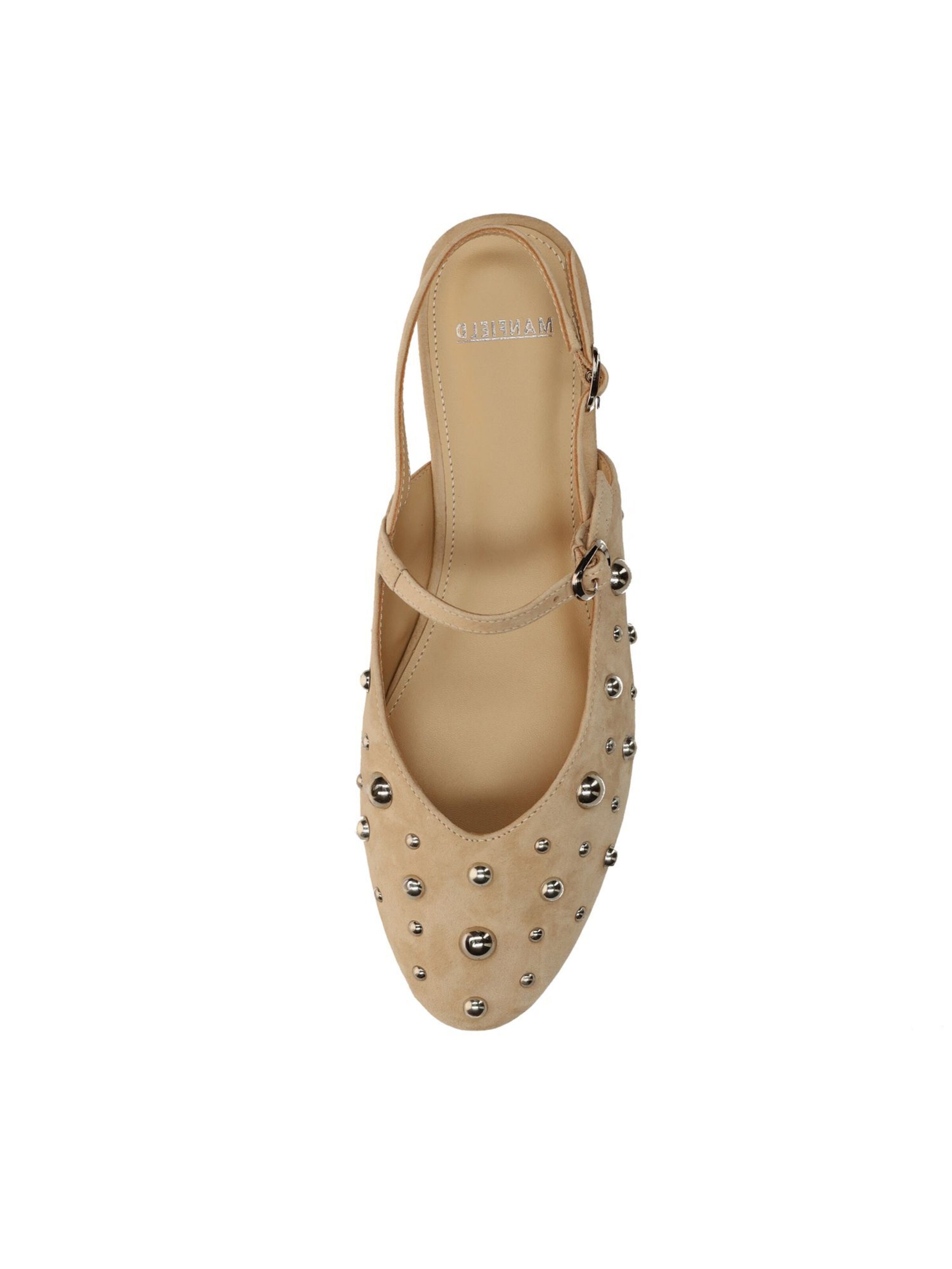 Escarpins à bride arrière MANFIELD en beige