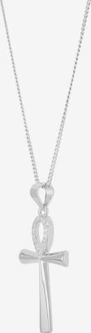 Akzent Pendant '"Ankh" aus 925 Sterlingsilber, rhodiniert, langlebig' in Silver: front