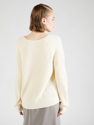 VILA Sweter 'OA' w kolorze beżowy