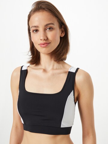 Urban Classics Bustier BH in Zwart: voorkant