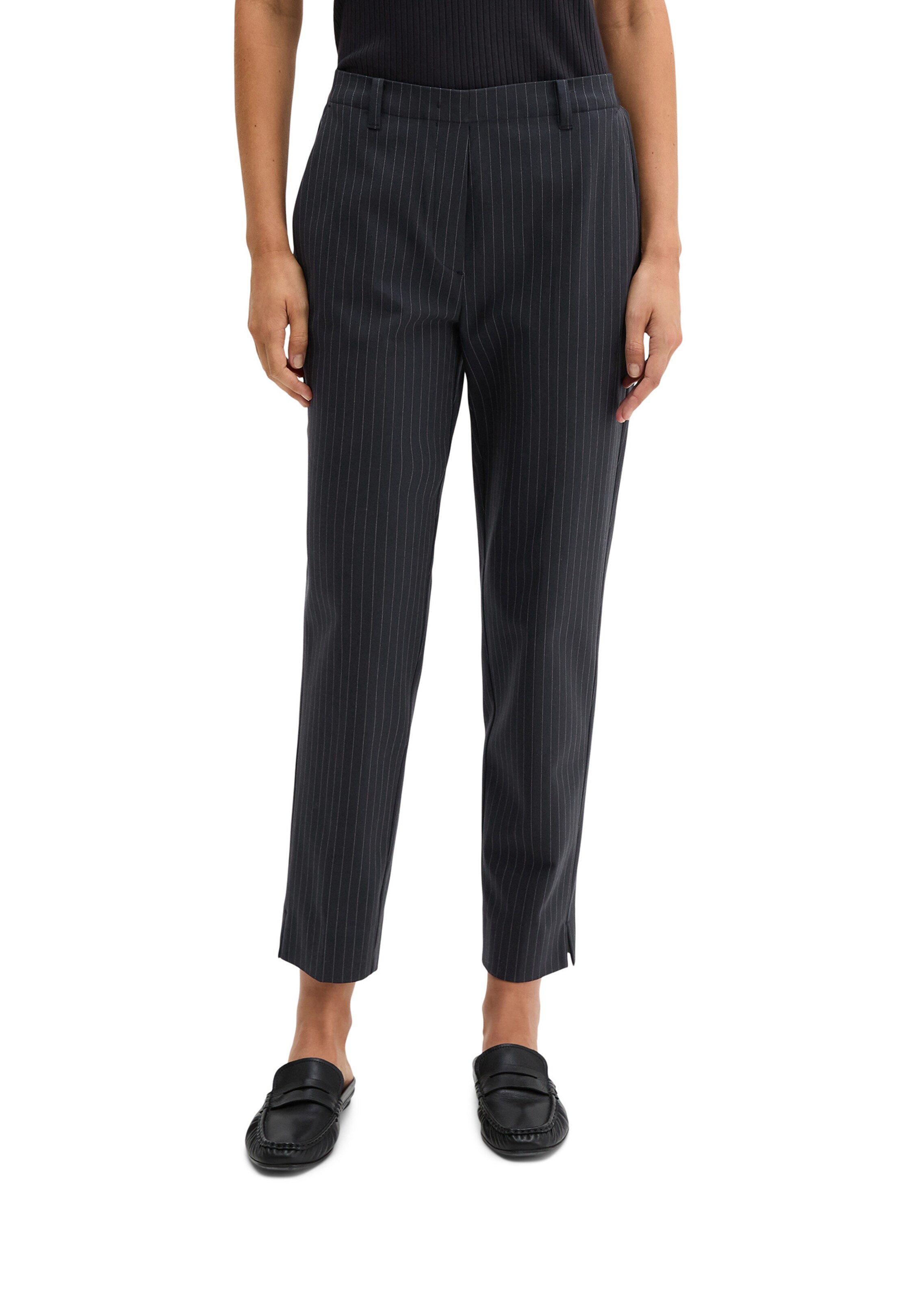 Marc O'Polo Slimfit Chino 'Malin' in Blauw: voorkant