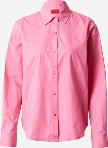 HUGO Red Blouse in Pink: front