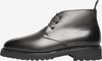Henry Stevens Lace-Up Boots ' Winston ' in Grey