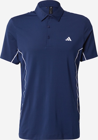 mėlyna ADIDAS GOLF Sportiniai marškinėliai: priekis