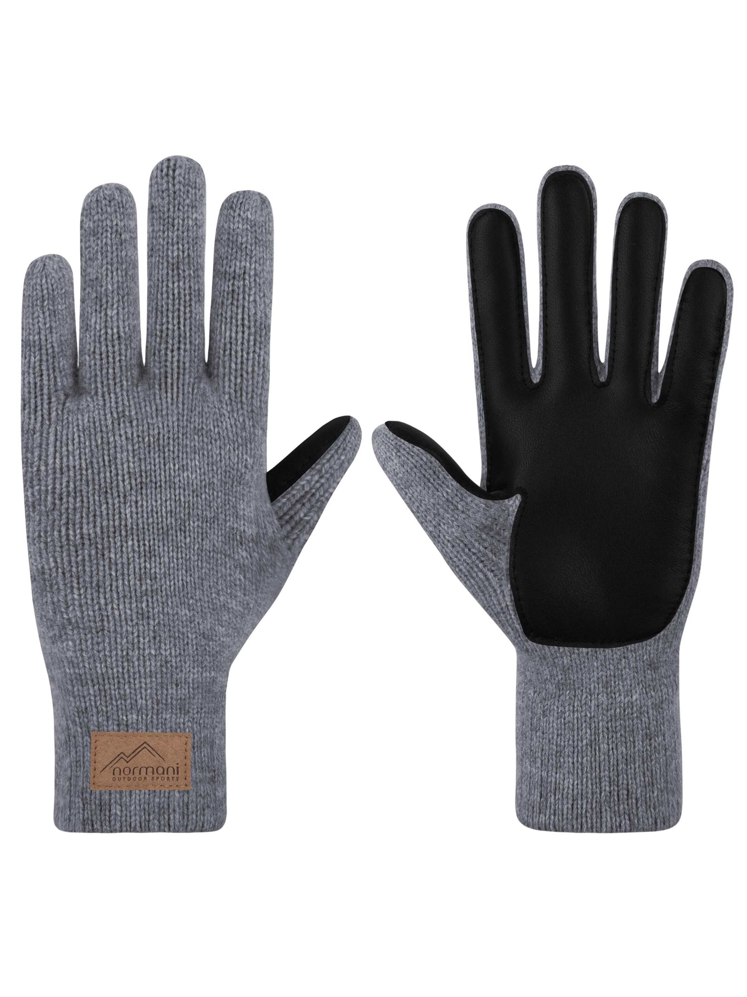 Gants 'Leanyer' normani en gris