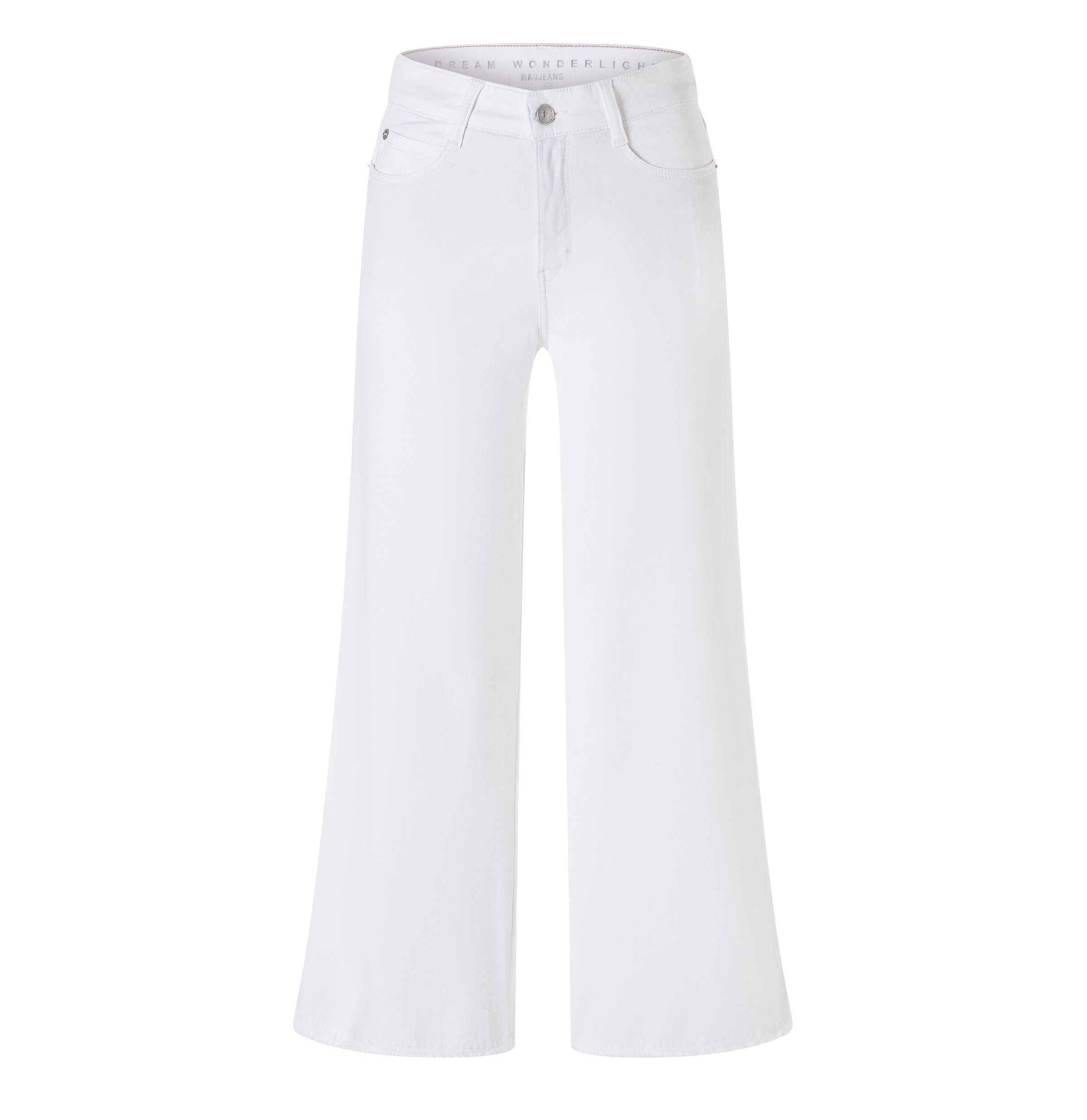 Loosefit Jean MAC en blanc : devant