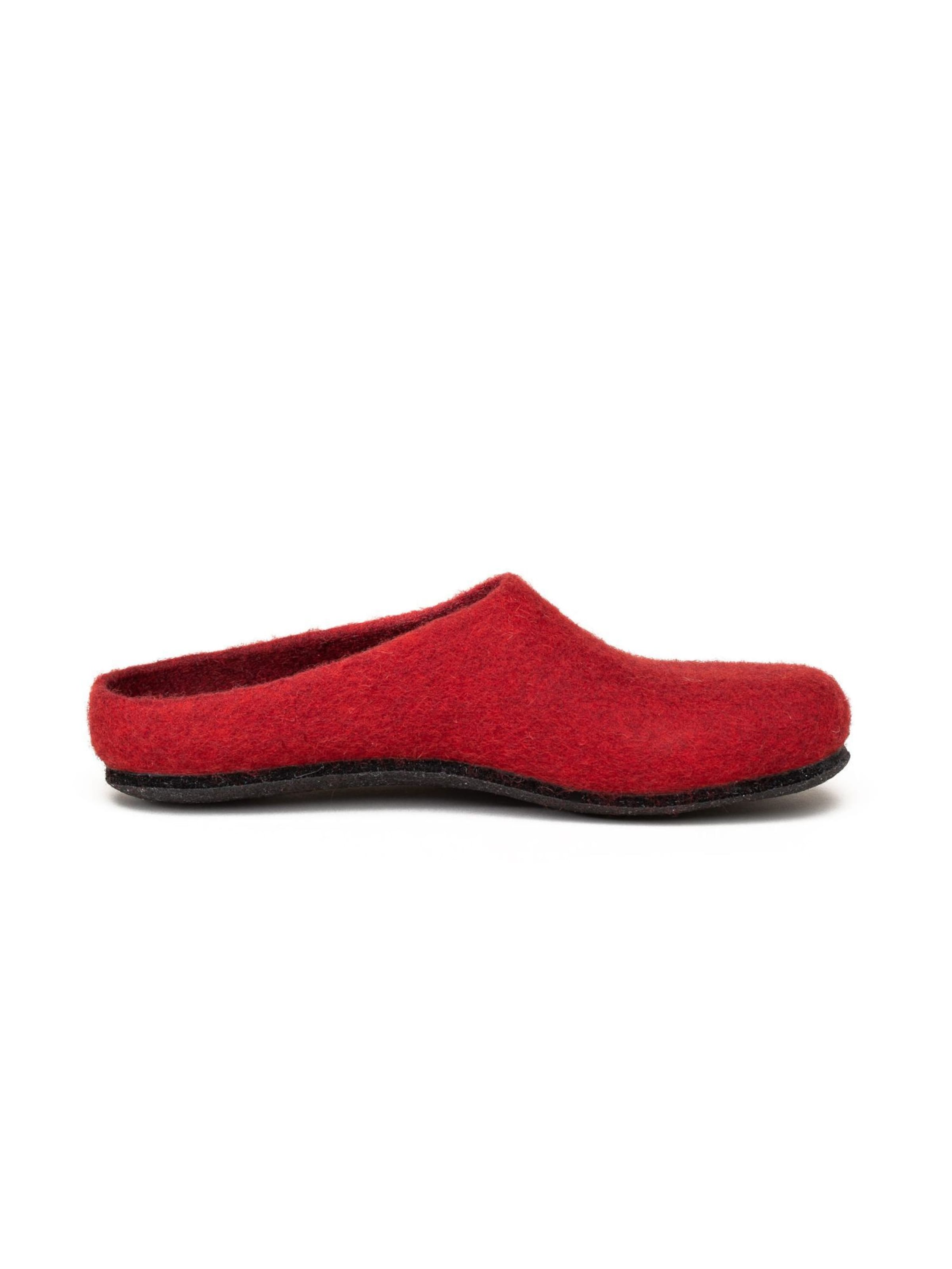 MagicFelt Slippers 'Filzpantoffel Magicfelt 709' in Red