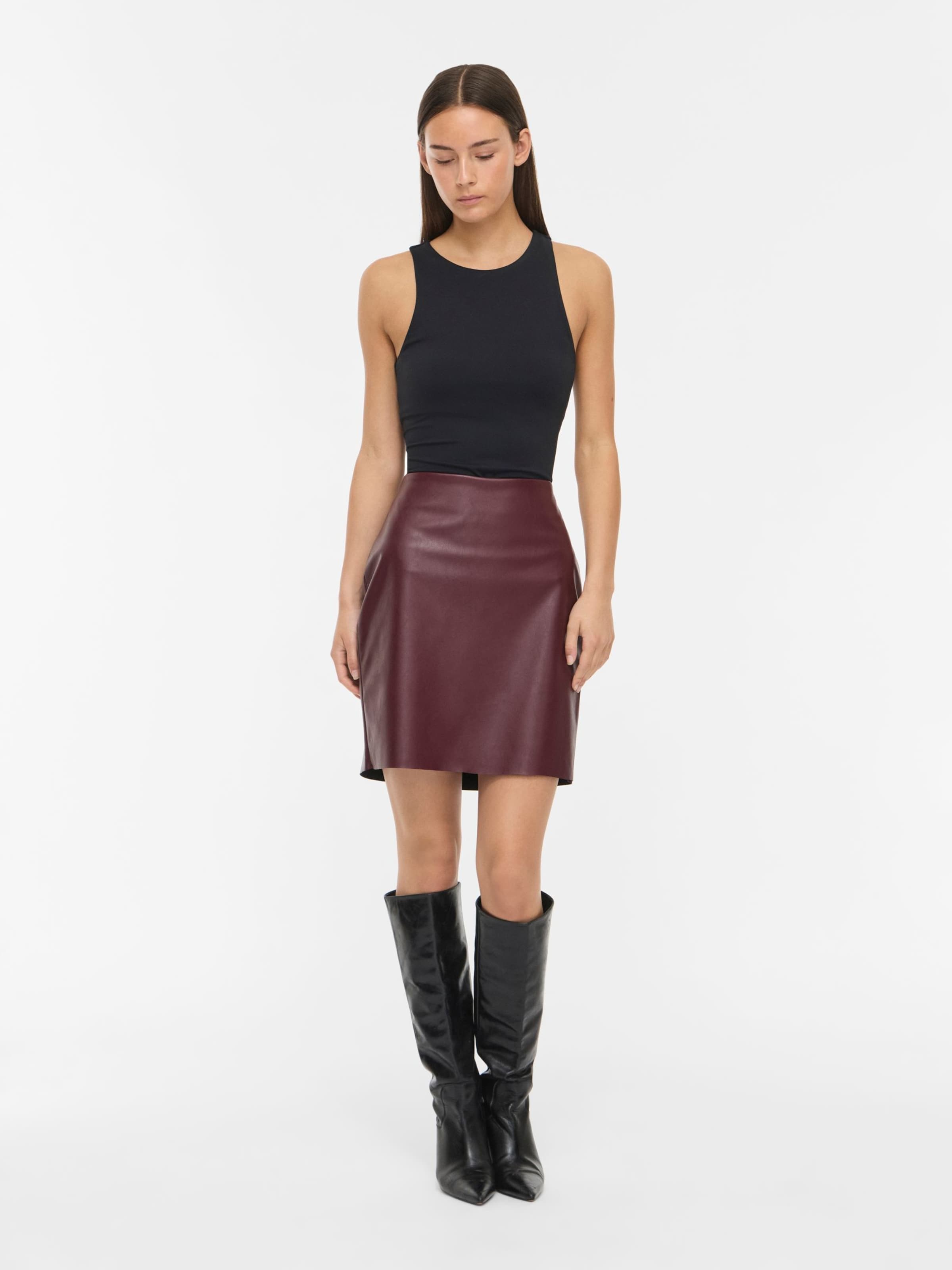 VILA Skirt 'VIDAGMAR' in Brown