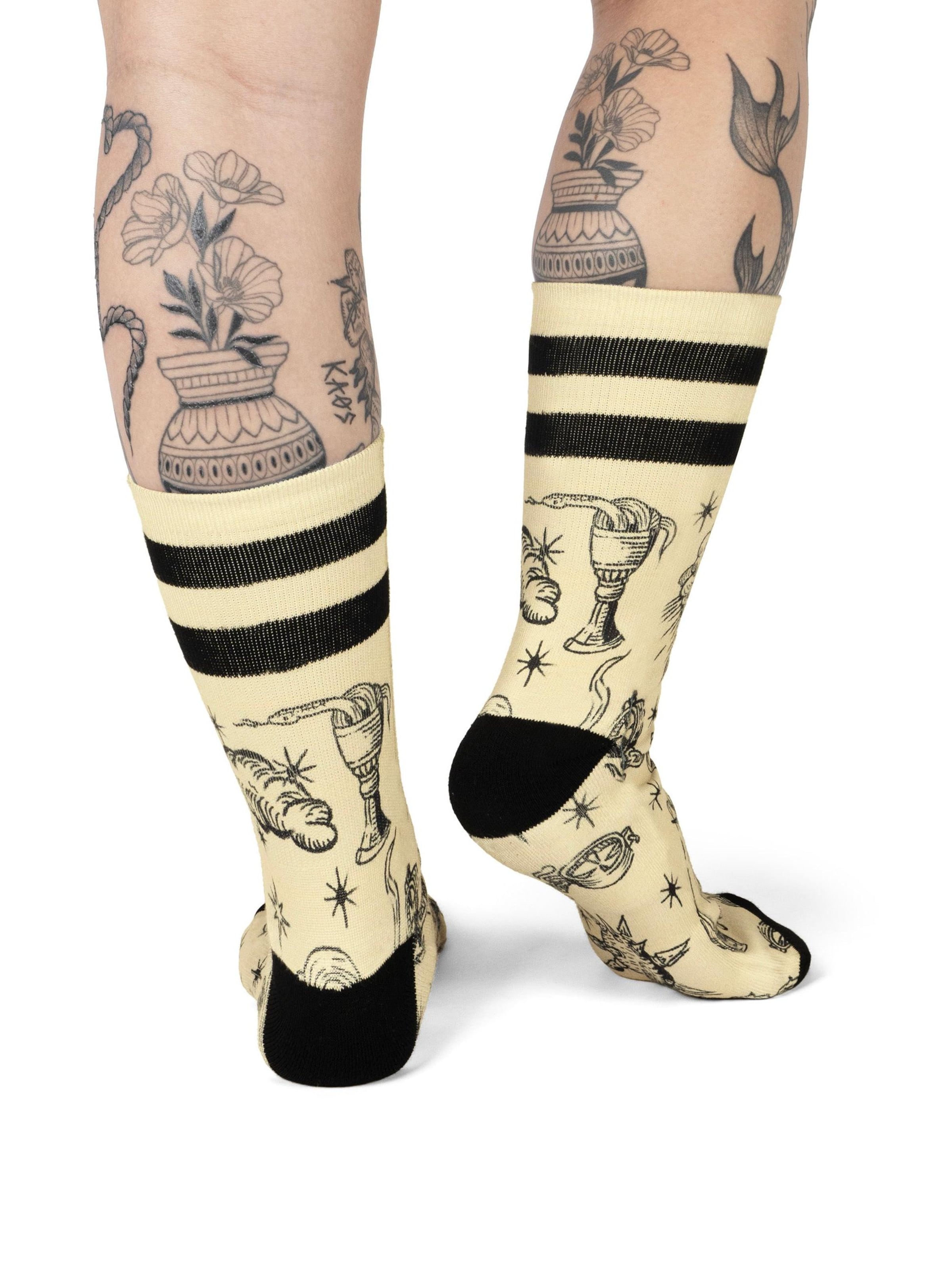 Chaussettes 'Sacred' American Socks en beige