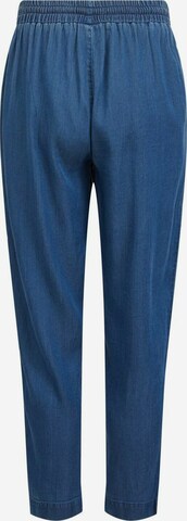 VILA Tapered Pants 'BESS' in Blue