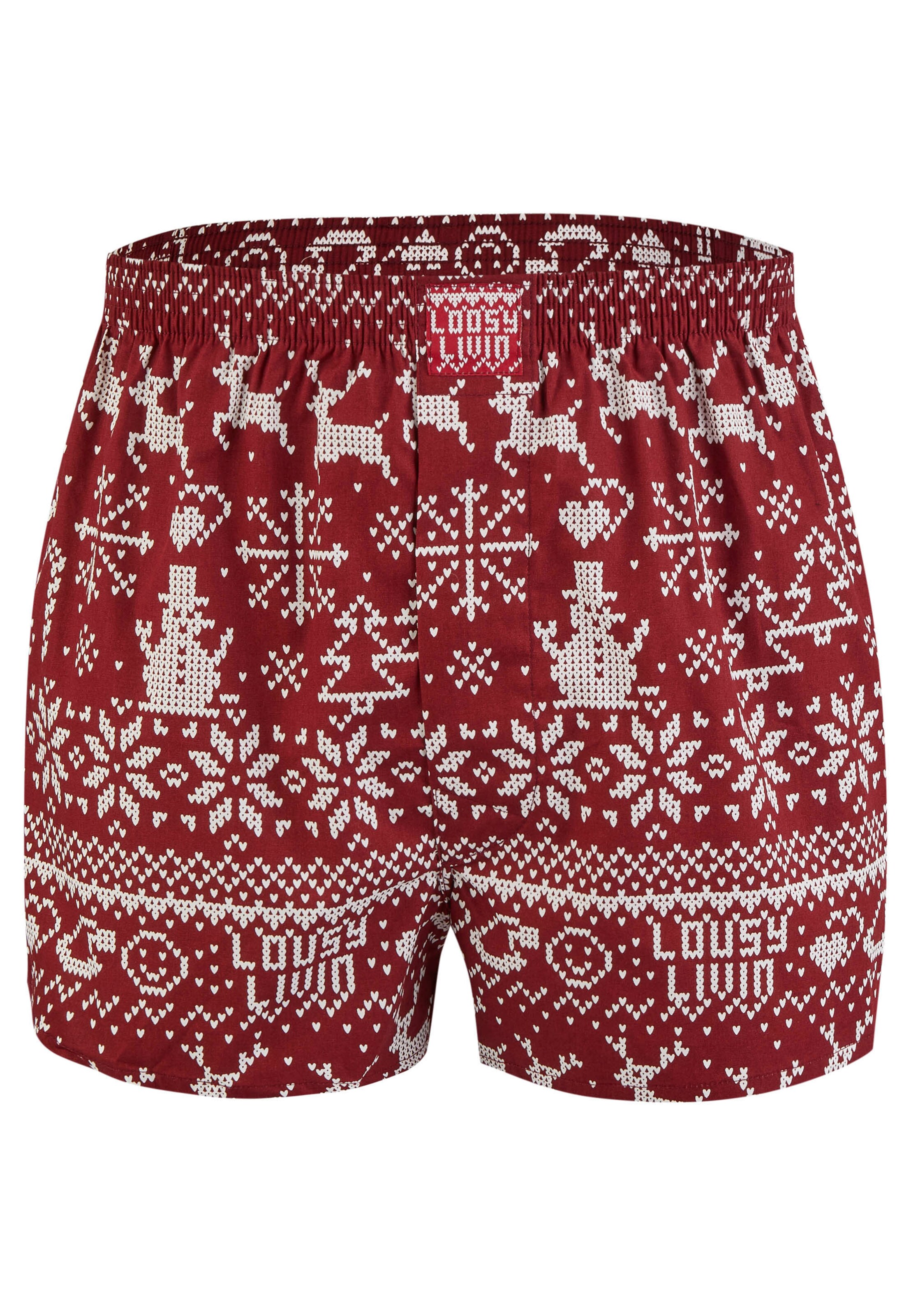 Lousy Livin Boxershorts 'Scandi' in Blau