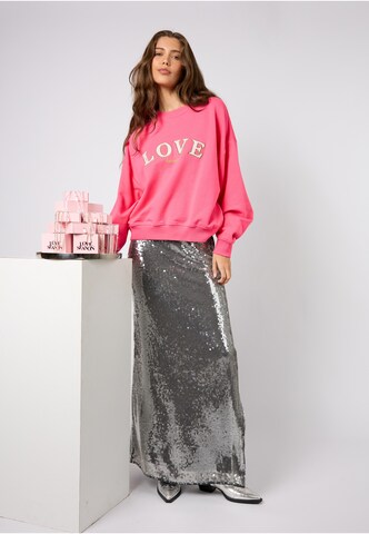 OH APRIL Sweatshirt 'Love' in Pink