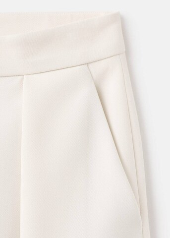 MANGO Loose fit Pants 'Laly' in Beige