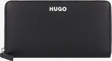 HUGO Wallet 'Bel' in Black: front