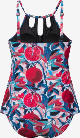 Ulla Popken T-shirt Tankini in Gemengde kleuren