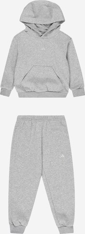 ADIDAS SPORTSWEAR Trainingsanzug 'Little Fleece' in Grau: predná strana