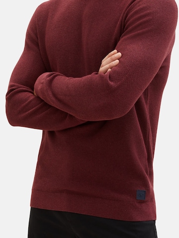 Pull-over TOM TAILOR en rouge