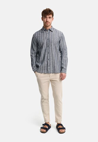 INDICODE JEANS Regular Fit Hemd 'Trypper' in Grau