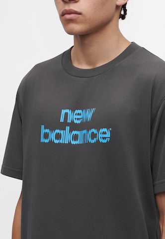 new balance Majica | siva barva