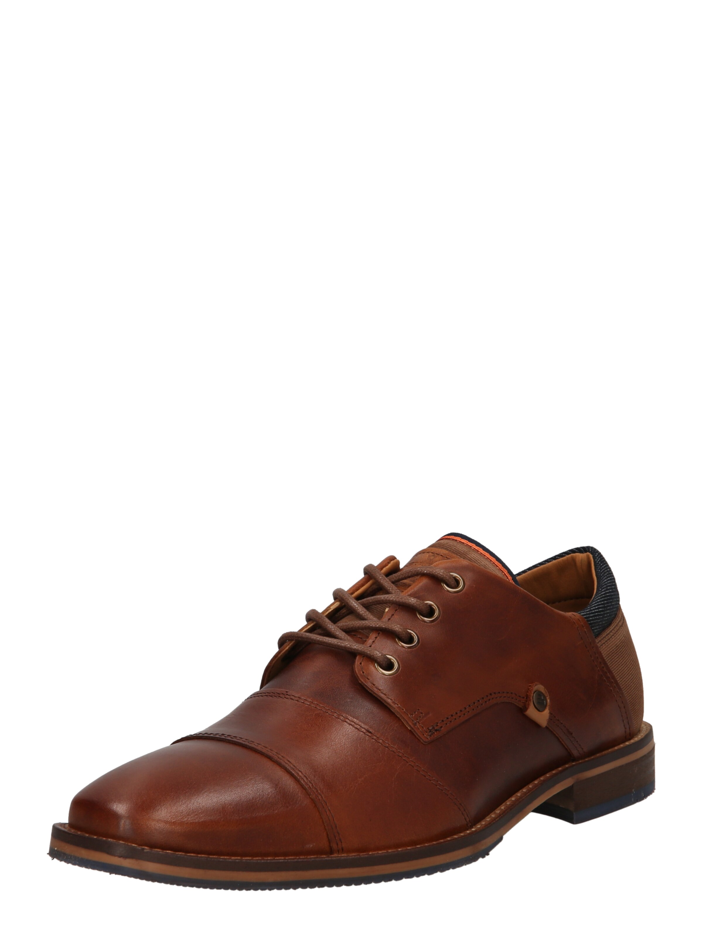 BULLBOXER Lace-up shoe in Brown: front