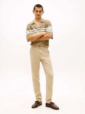 Coupe slim Pantalon chino 'Denton' TOMMY HILFIGER en beige