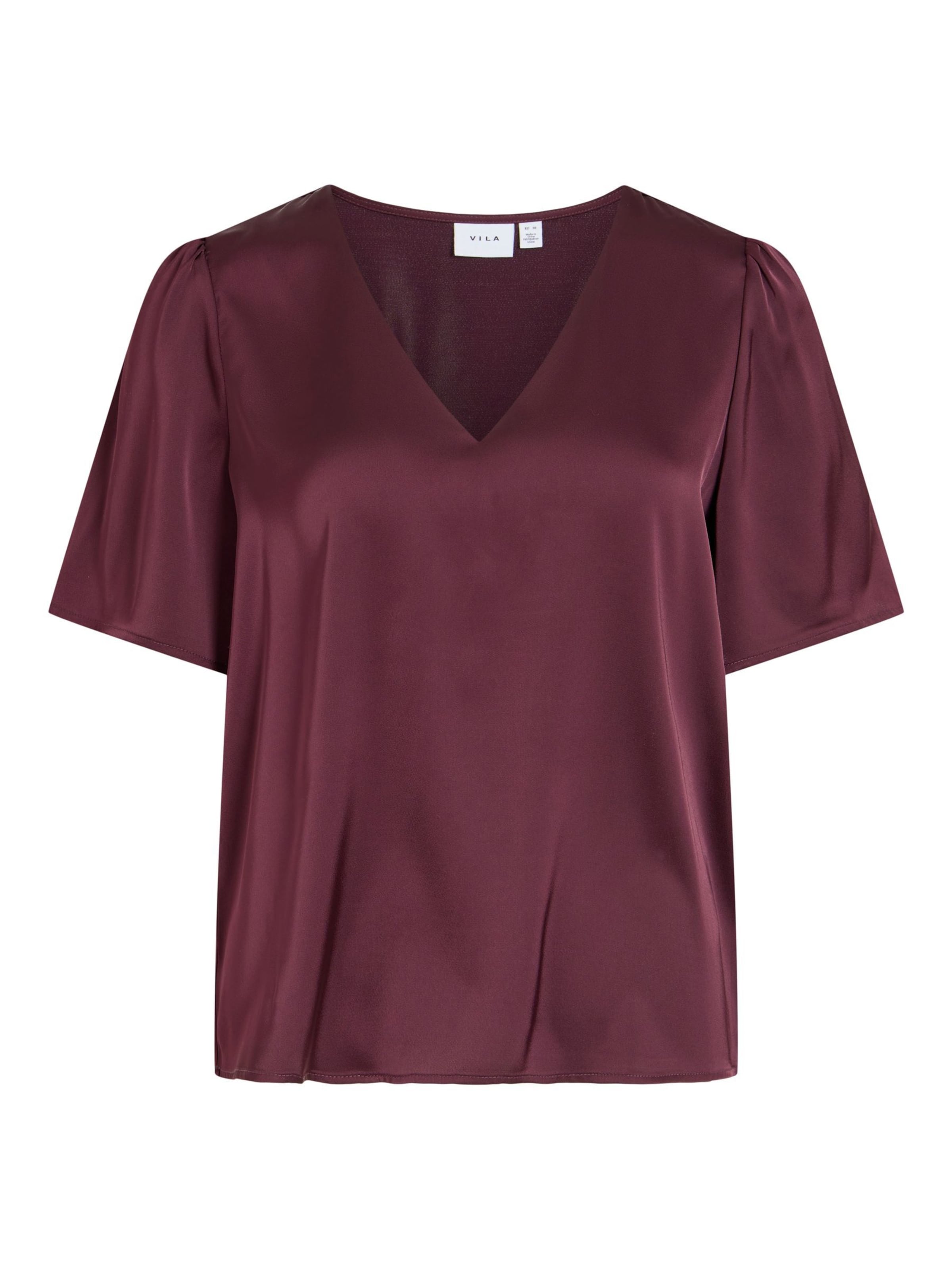 Camicia da donna 'VIEnna Ravenna' di VILA in rosso: frontale