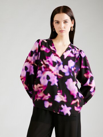 COMMA Blouse in Purple: front