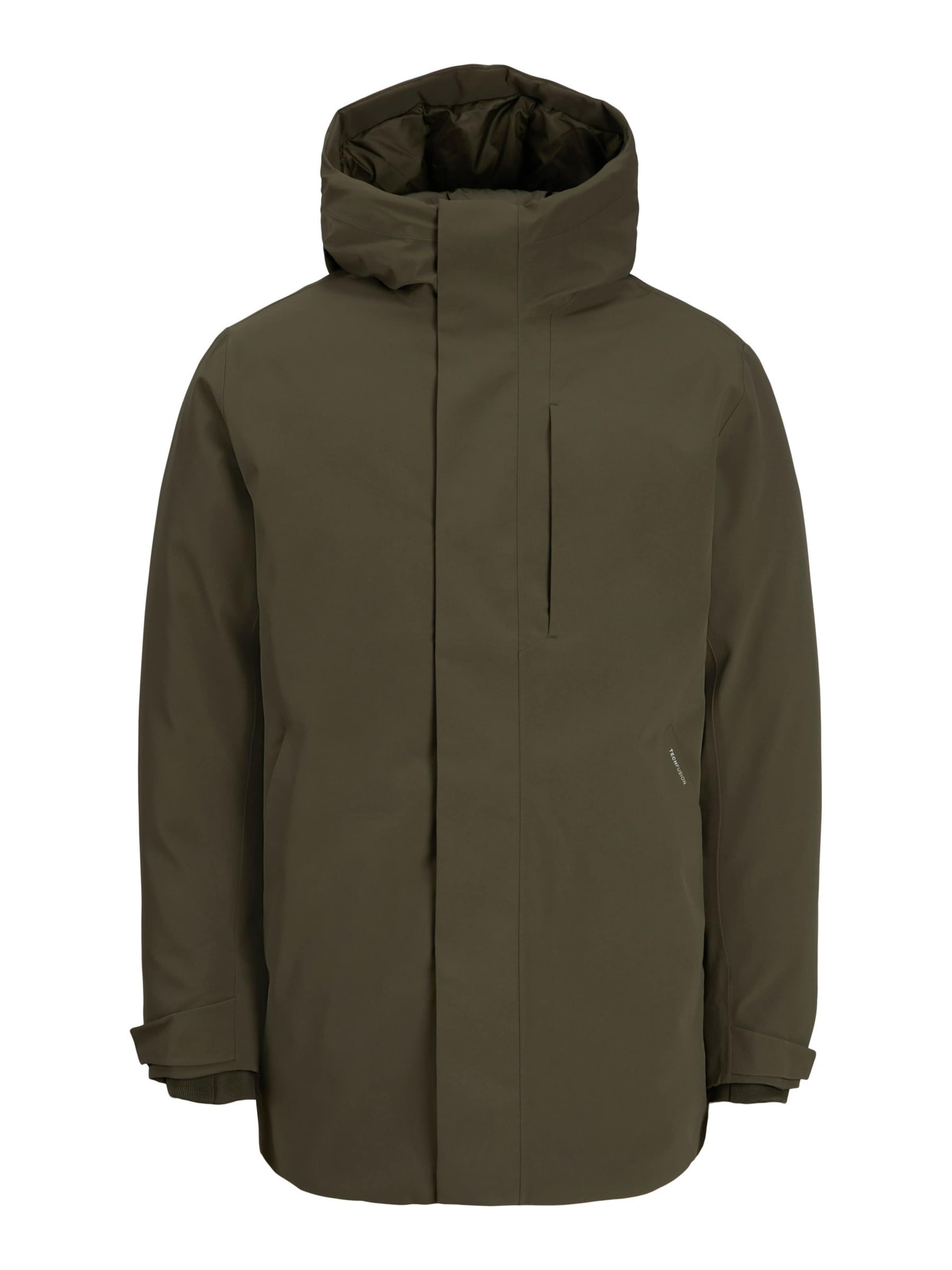 JACK & JONES Funktionsjacke 'JJEKeen' in L in dunkelgrün, Produktansicht