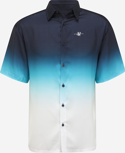 SikSilk Shirt in Navy / Light blue / White, Item view