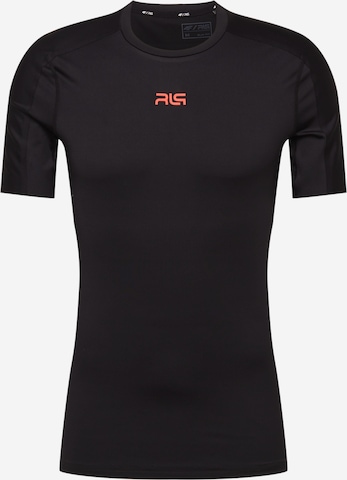 4F - Camiseta funcional en negro: frente