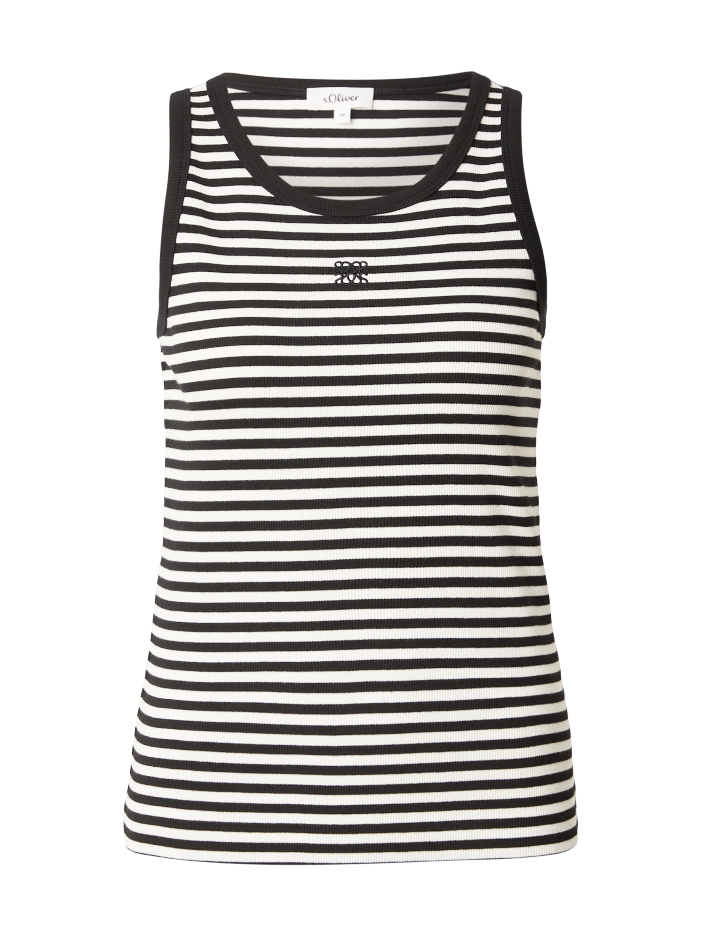 Top di s.Oliver in bianco: frontale