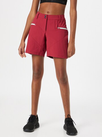 ZIENER Regular Shorts 'NITA' in Rot: predná strana