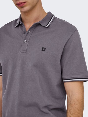 Only & Sons Shirt 'ONSFletcher' in Grey