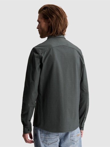 CAST IRON Slim fit Skjorta 'Twill jersey shirt' i beige