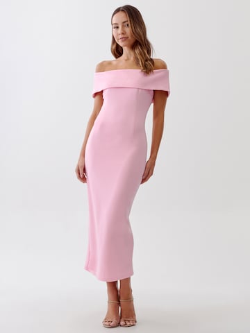 Tussah Cocktailjurk 'BEAU' in Roze