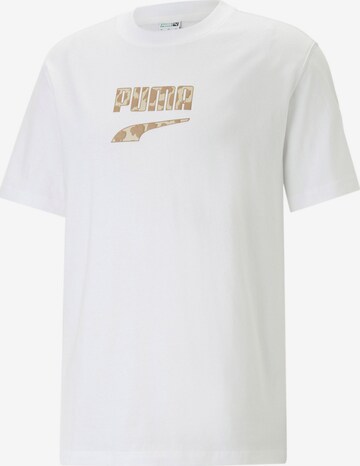 T-Shirt 'DOWNTOWN' PUMA en blanc : devant