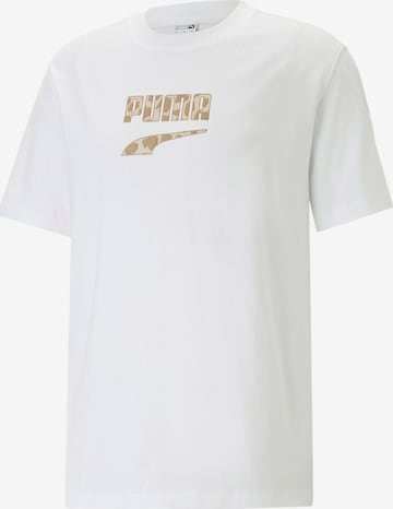 T-Shirt 'DOWNTOWN' PUMA en blanc : devant