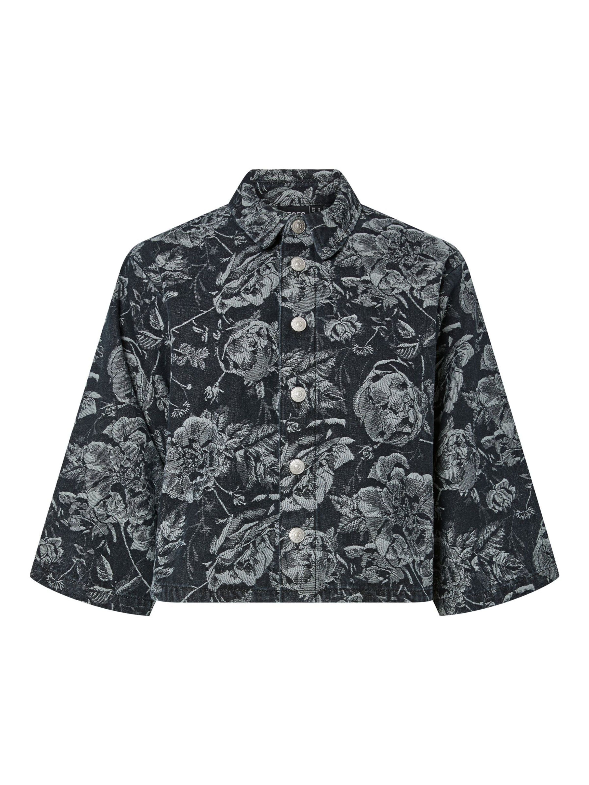 PIECES Blouse 'PCMarosa' in Black: front