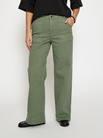 regular Jeans 'Fione' di Peppercorn in verde: frontale